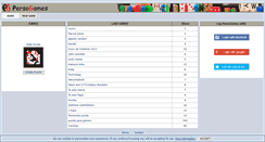 Desktop Screenshot of persogames.com