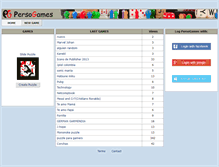 Tablet Screenshot of persogames.com